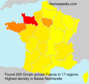 Surname Orvain in France Surname Orvain in France