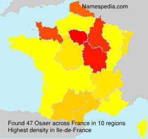 Surname Osaer in France Surname Osaer in France