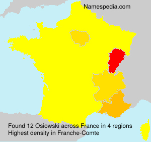 Surname Osiowski in France Surname Osiowski in France