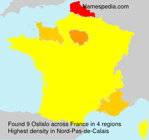 Surname Oslislo in France Surname Oslislo in France