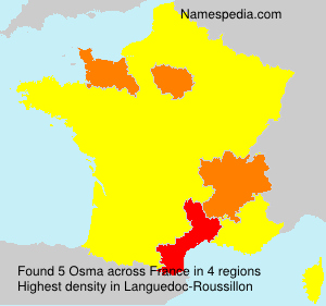 Surname Osma in France Surname Osma in France