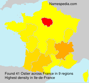 Surname Ostier in France Surname Ostier in France