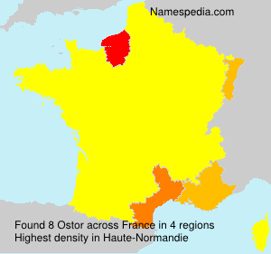 Surname Ostor in France Surname Ostor in France