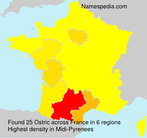 Surname Ostric in France