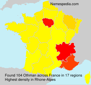 Surname Othman in France Surname Othman in France