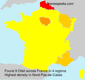 Surname Otlet in France Surname Otlet in France
