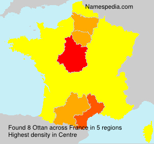 Surname Ottan in France Surname Ottan in France