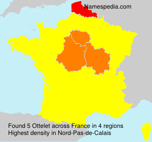 Surname Ottelet in France Surname Ottelet in France