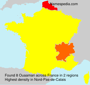 Surname Ouaamari in France
