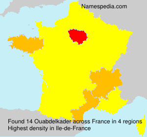 Surname Ouabdelkader in France