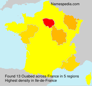 Surname Ouabed in France Surname Ouabed in France