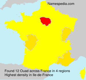 Surname Ouad in France