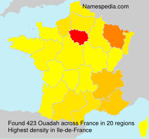 Surname Ouadah in France Surname Ouadah in France