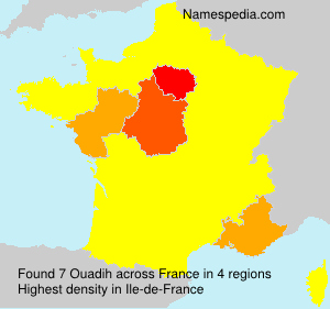 Surname Ouadih in France