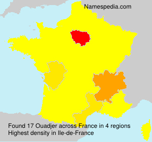 Surname Ouadjer in France Surname Ouadjer in France