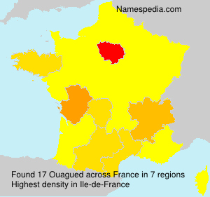 Surname Ouagued in France Surname Ouagued in France