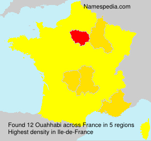 Surname Ouahhabi in France Surname Ouahhabi in France