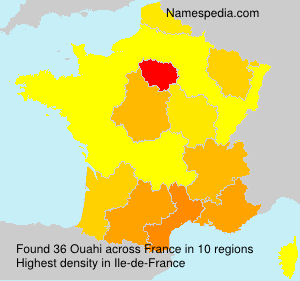 Surname Ouahi in France