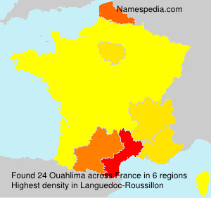 Surname Ouahlima in France Surname Ouahlima in France