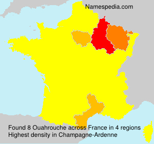 Surname Ouahrouche in France