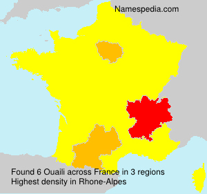 Surname Ouaili in France