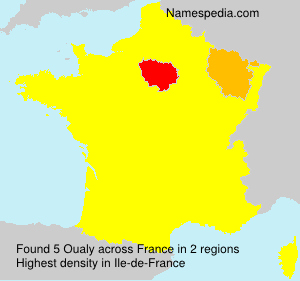 Surname Oualy in France