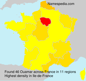 Surname Ouamar in France