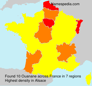 Surname Ouanane in France