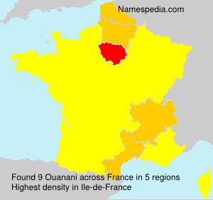 Surname Ouanani in France Surname Ouanani in France