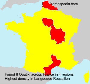Surname Ouatiki in France Surname Ouatiki in France