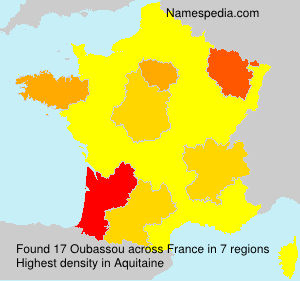 Surname Oubassou in France