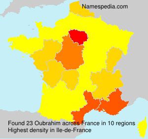 Surname Oubrahim in France Surname Oubrahim in France