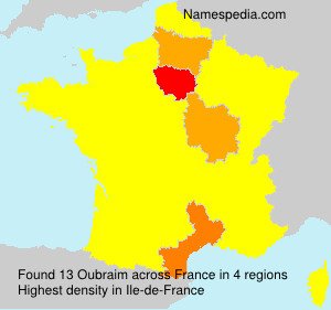 Surname Oubraim in France Surname Oubraim in France
