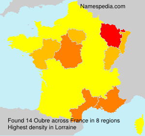 Surname Oubre in France Surname Oubre in France