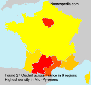 Surname Ouchrif in France Surname Ouchrif in France