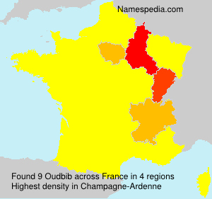 Surname Oudbib in France Surname Oudbib in France