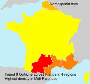 Surname Oufriche in France Surname Oufriche in France