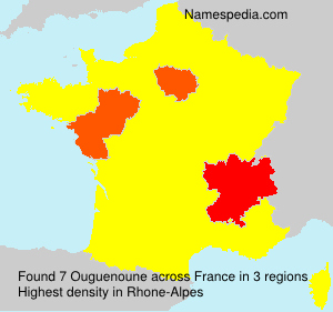 Surname Ouguenoune in France Surname Ouguenoune in France