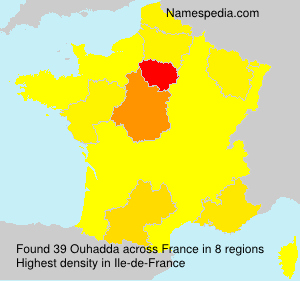 Surname Ouhadda in France Surname Ouhadda in France