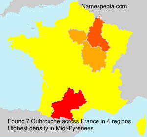 Surname Ouhrouche in France Surname Ouhrouche in France
