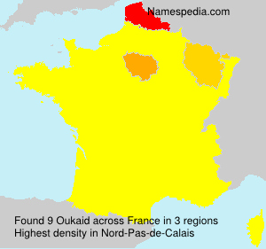 Surname Oukaid in France Surname Oukaid in France