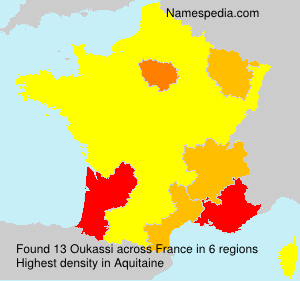 Surname Oukassi in France Surname Oukassi in France