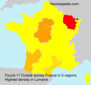 Surname Oulaidi in France Surname Oulaidi in France