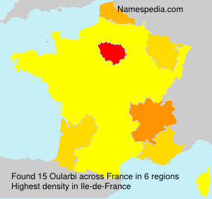 Surname Oularbi in France Surname Oularbi in France