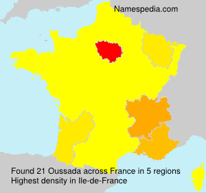 Surname Oussada in France Surname Oussada in France