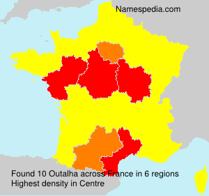 Surname Outalha in France Surname Outalha in France