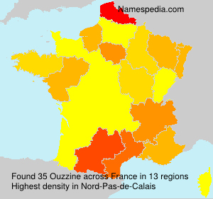 Surname Ouzzine in France Surname Ouzzine in France