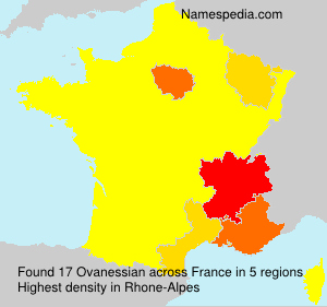 Surname Ovanessian in France Surname Ovanessian in France