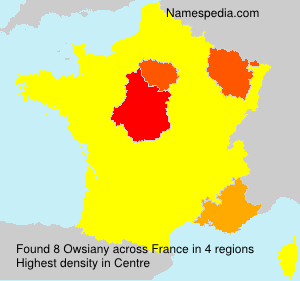 Surname Owsiany in France Surname Owsiany in France