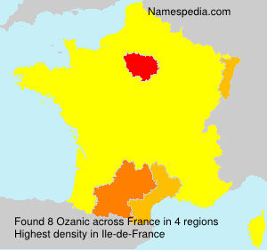 Surname Ozanic in France Surname Ozanic in France